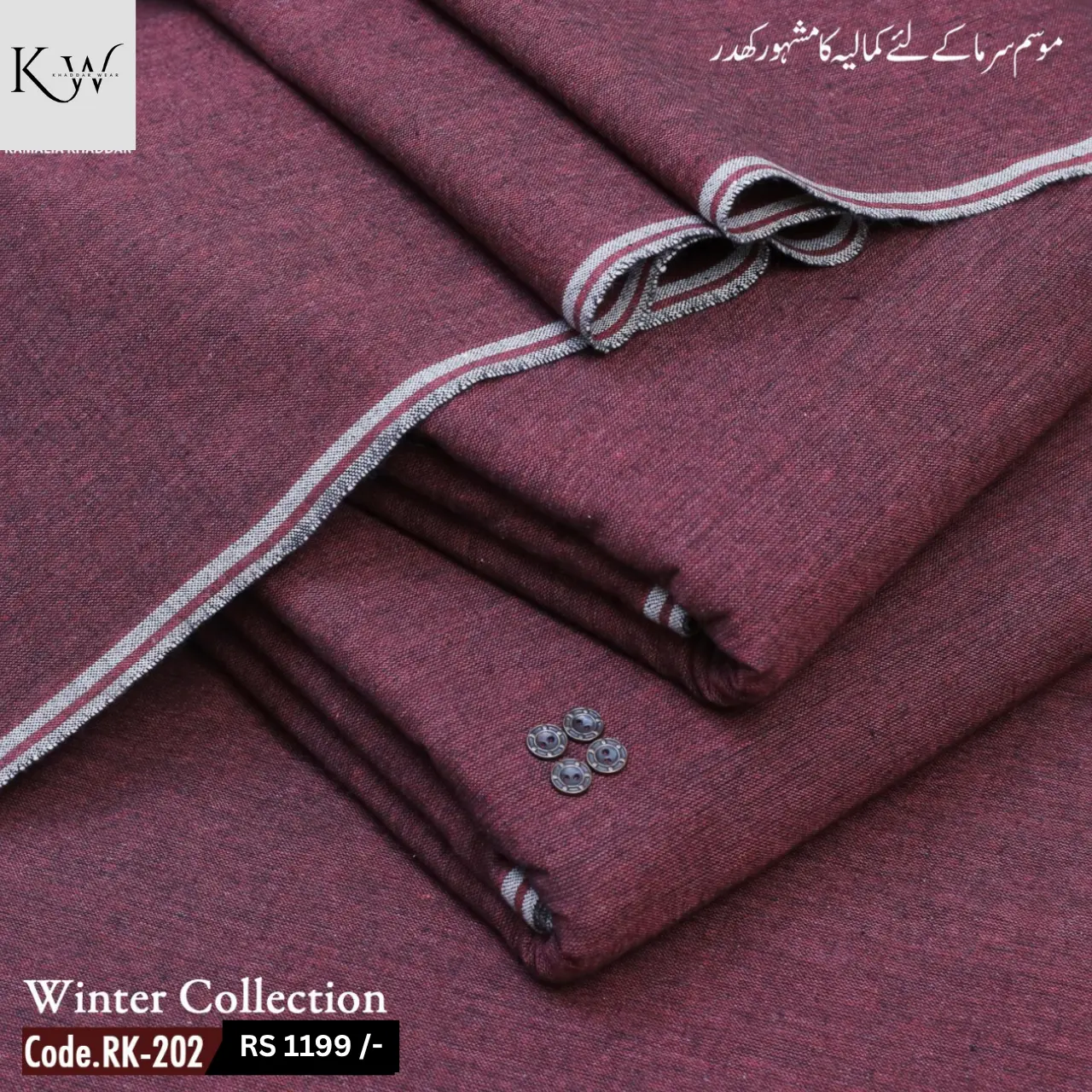 Traditional khaddar Rk 202